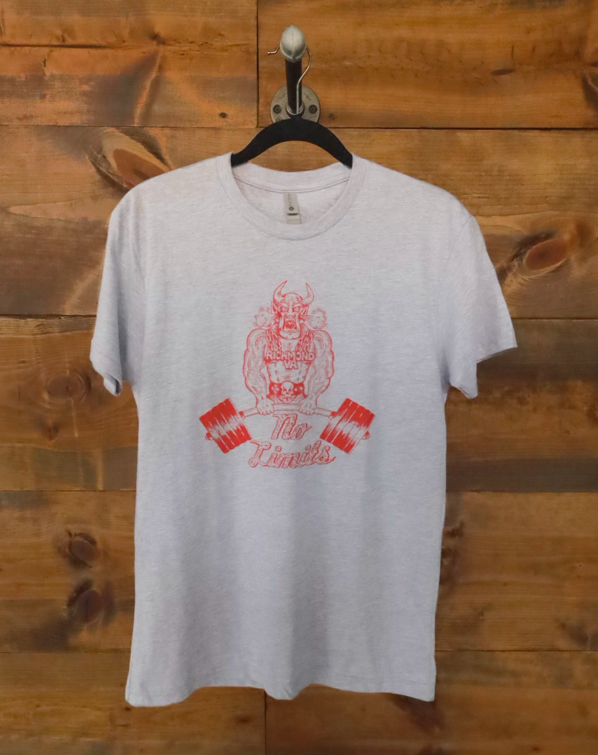 No Limits Monster T Shirt - Heather Grey
