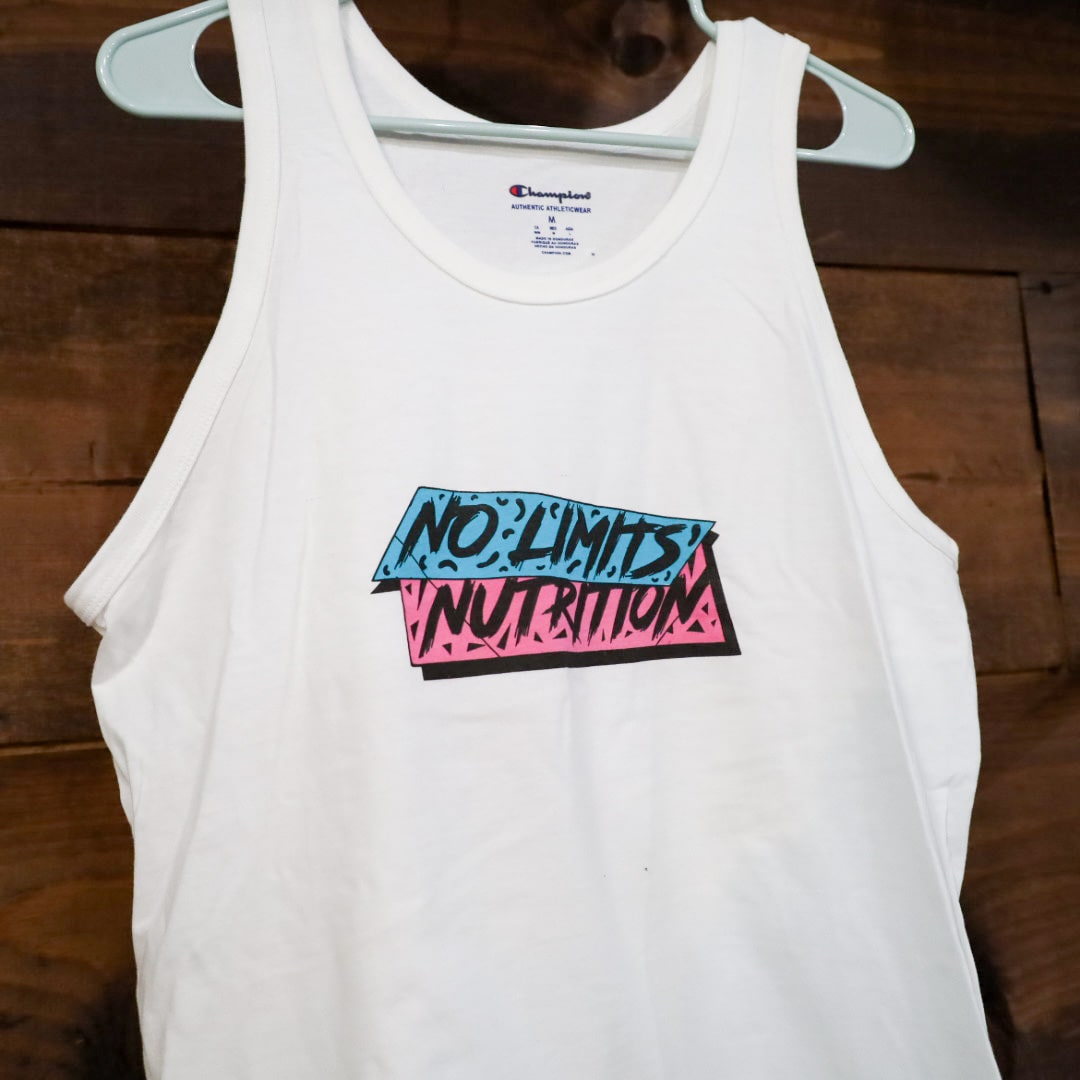 No Limits White Summer Tank Top