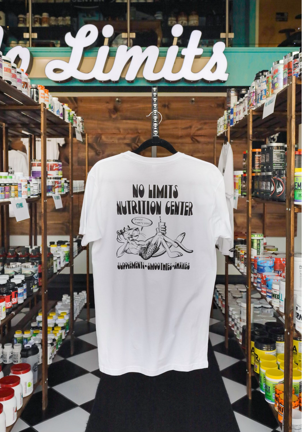 No Limits - Pink Panther White T - Shirt