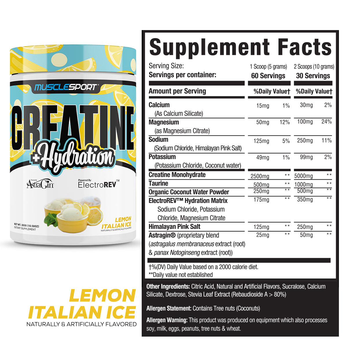 Musclesport - Creatine + Hydration