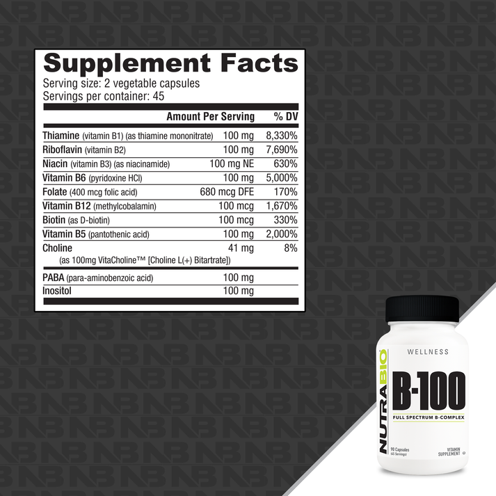 Nutrabio - B-100 Complex