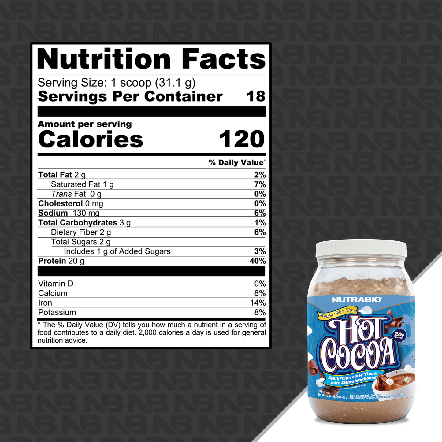 Nutrabio - Hot Chocolate Protein