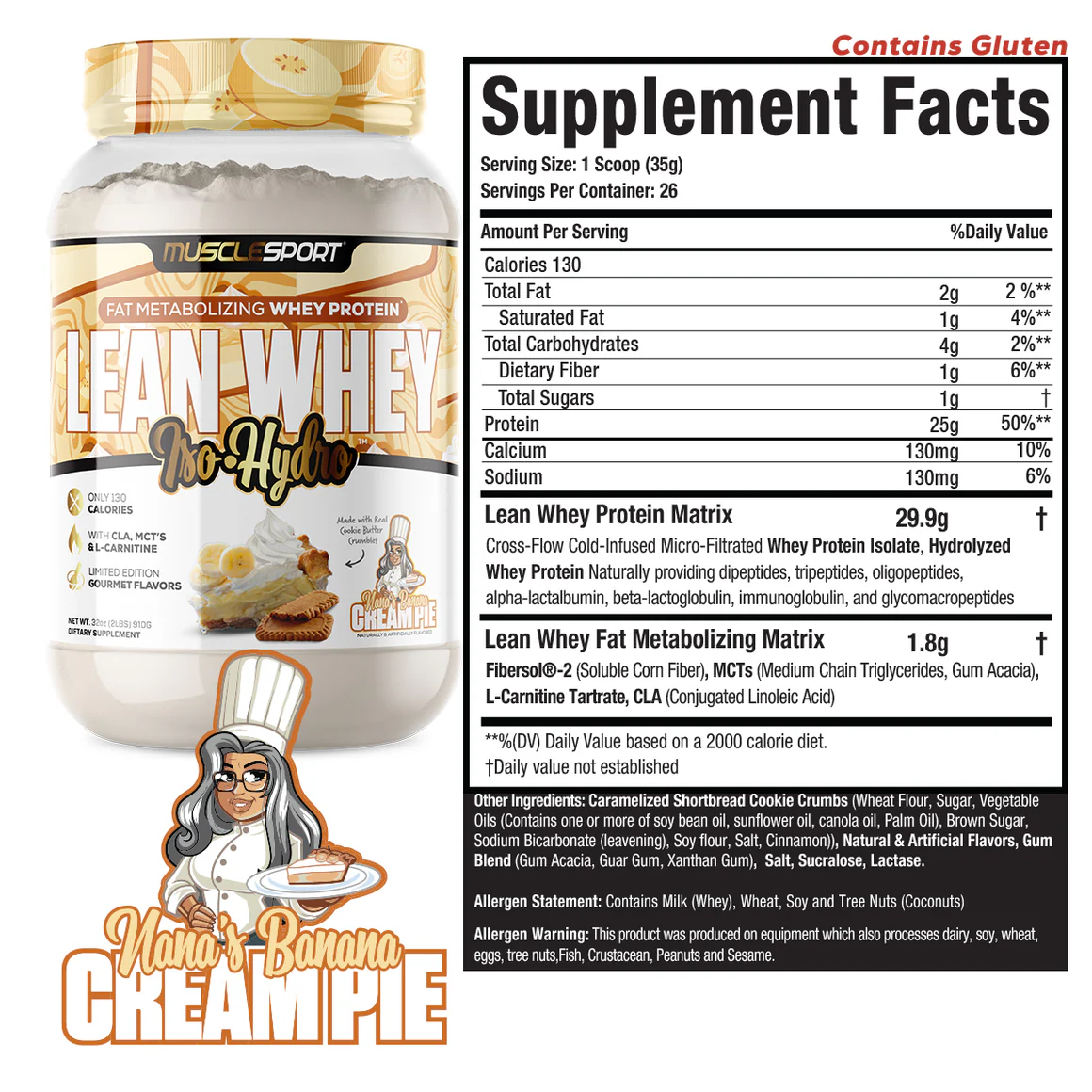 Fat Burning Protein - MuscleSport Lean Whey 2lb