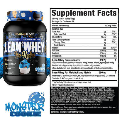 Fat Burning Protein - MuscleSport Lean Whey 2lb