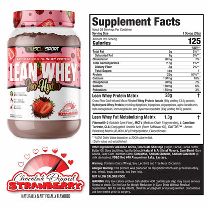 Fat Burning Protein - MuscleSport Lean Whey 2lb