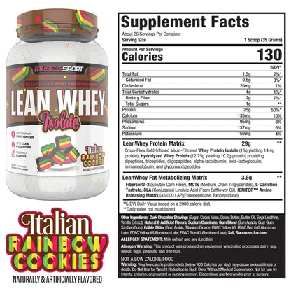 Fat Burning Protein - MuscleSport Lean Whey 2lb