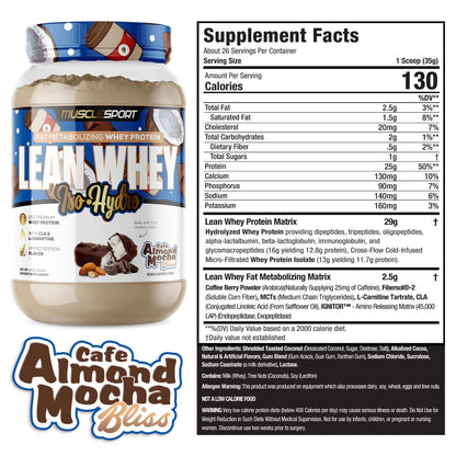 Fat Burning Protein - MuscleSport Lean Whey 2lb