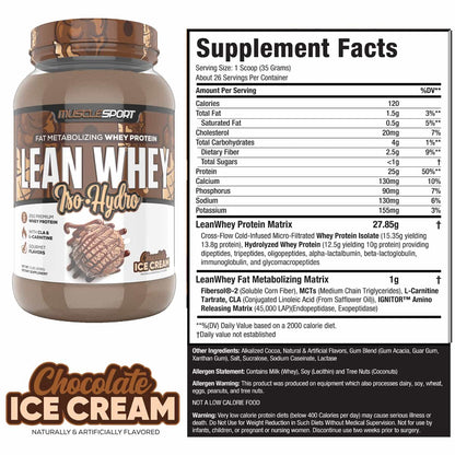 Fat Burning Protein - MuscleSport Lean Whey 2lb