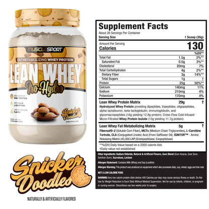 Fat Burning Protein - MuscleSport Lean Whey 2lb