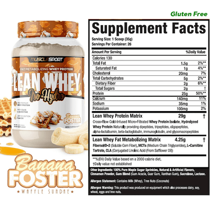 Fat Burning Protein - MuscleSport Lean Whey 2lb