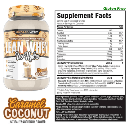Fat Burning Protein - MuscleSport Lean Whey 2lb
