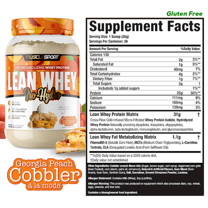Fat Burning Protein - MuscleSport Lean Whey 2lb