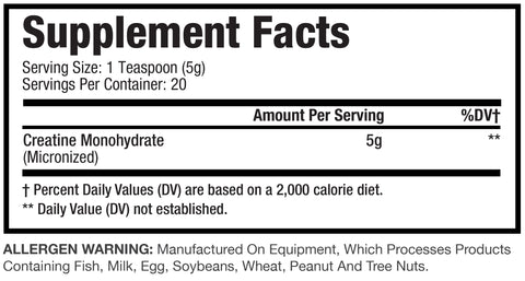 Musclesport - Creatine Monohydrate 60srv