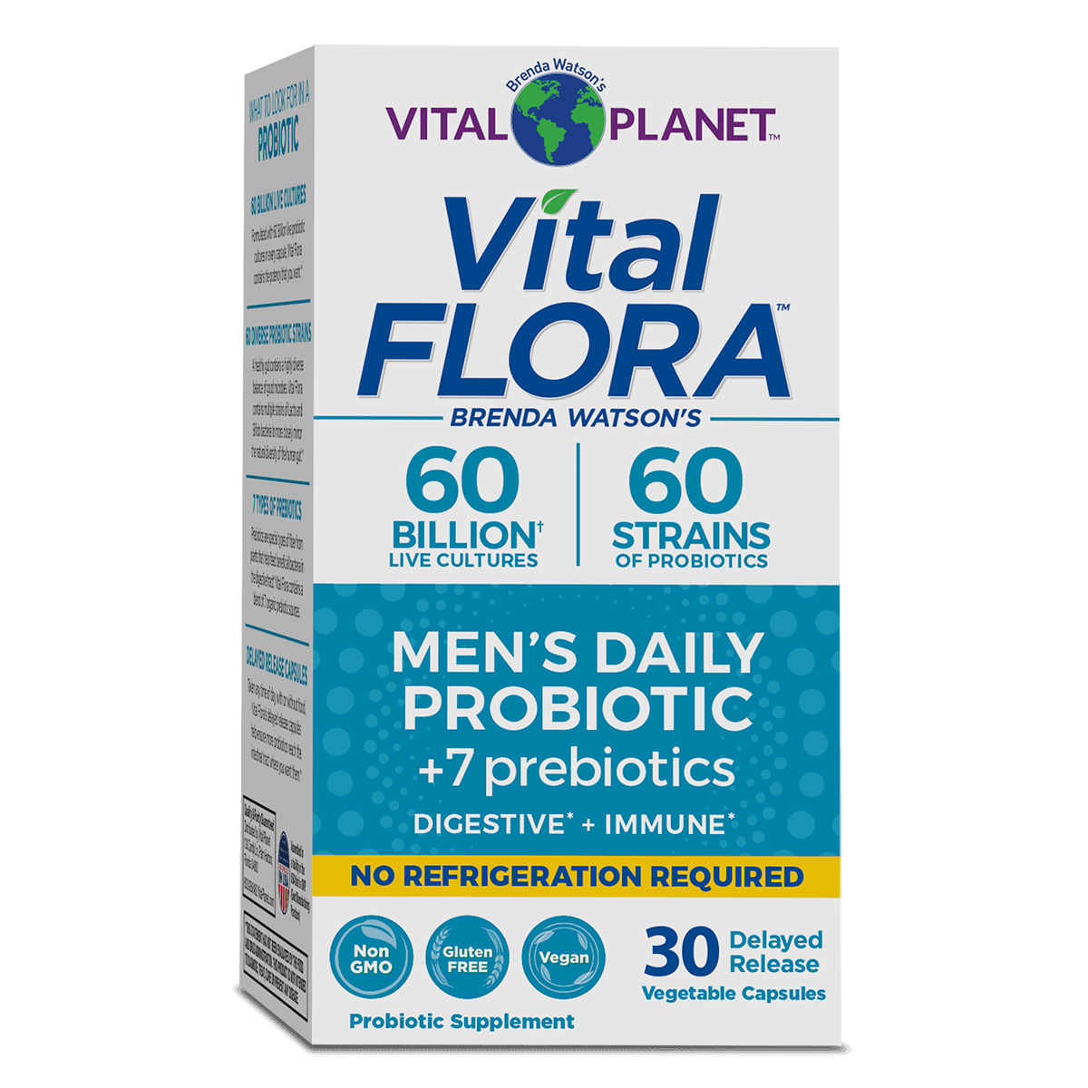 Vital Planet - Vital Flora Men's Daily Probiotic