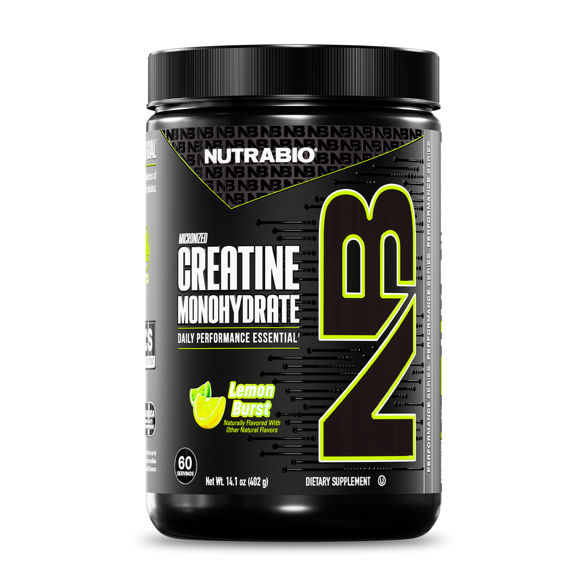 Nutrabio - Creatine Monohydrate 60 srv