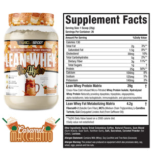 Fat Burning Protein - MuscleSport Lean Whey 2lb