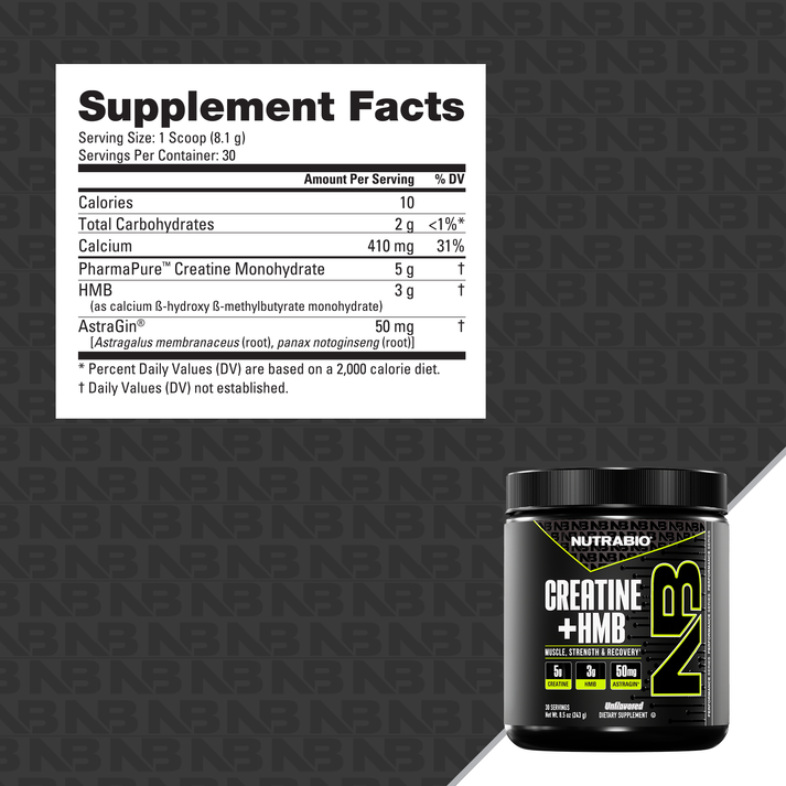 Nutrabio - Creatine + HMB