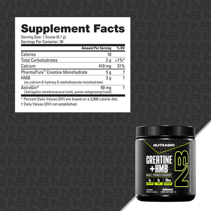 Nutrabio - Creatine + HMB