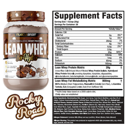 Fat Burning Protein - MuscleSport Lean Whey 2lb