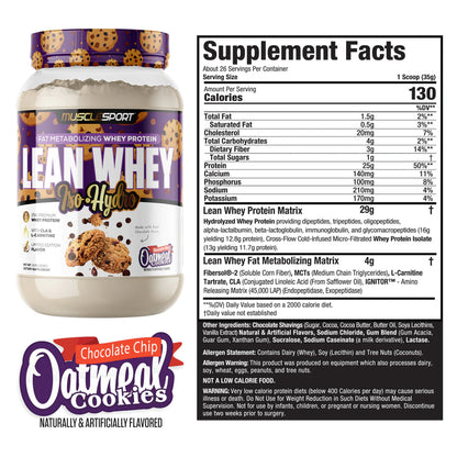 Fat Burning Protein - MuscleSport Lean Whey 2lb