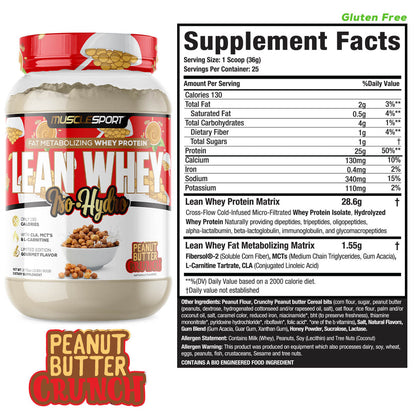 Fat Burning Protein - MuscleSport Lean Whey 2lb