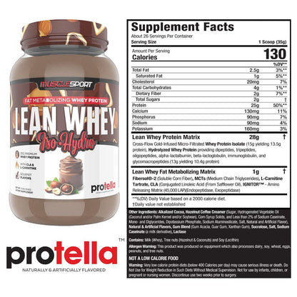 Fat Burning Protein - MuscleSport Lean Whey 2lb