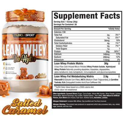 Fat Burning Protein - MuscleSport Lean Whey 2lb